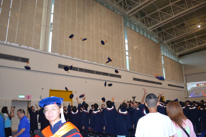 Behind-the-scenes moments from the graduation ceremony.(Open new window/jpg file)Image